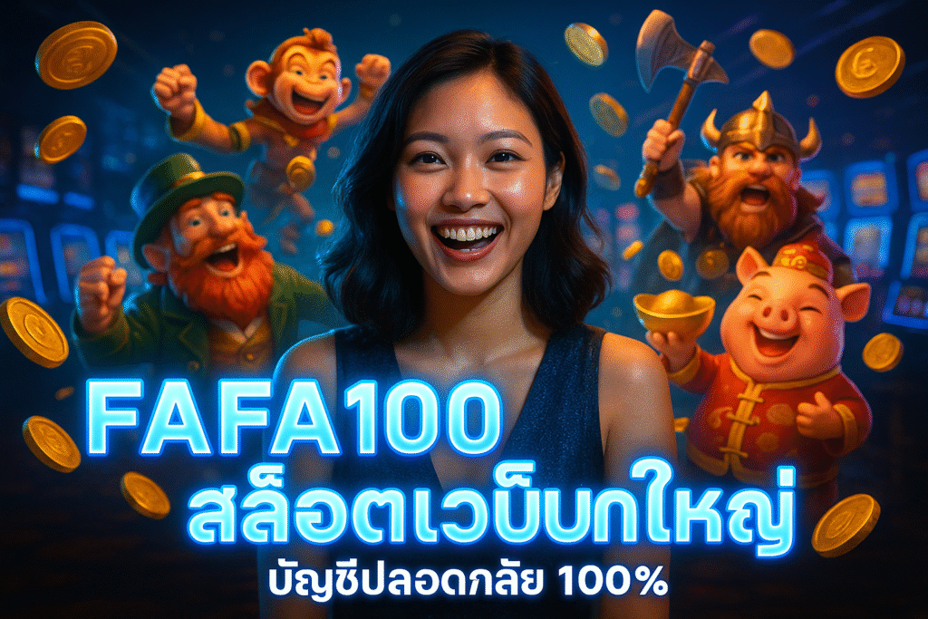 FAFA100 สล็อตเว็บใหญ่ บัญชีปลอดภัย 100%
